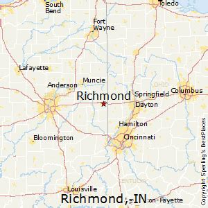 where is richmond indiana on the map|richmond ind google maps.